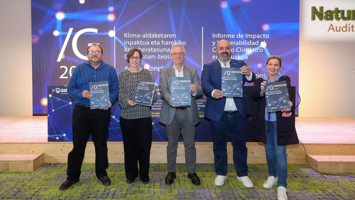 Naturklimak ohartarazten du Gipuzkoako hiru sektore estrategikotatik bat mugan dagoela elkarri lotutako arrisku klimatikoengatik